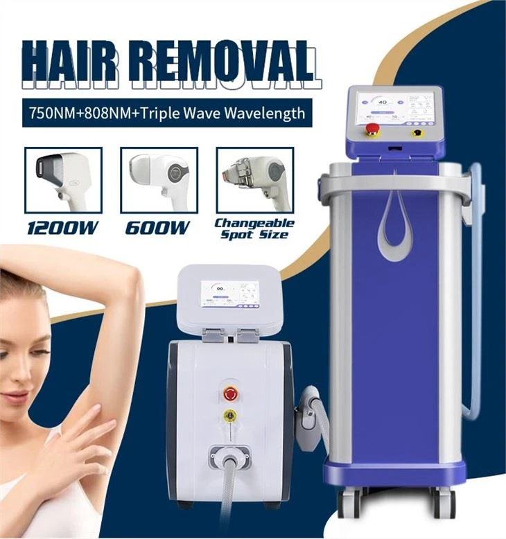 Changeable Spot Sizes For Hair Removal Machine
